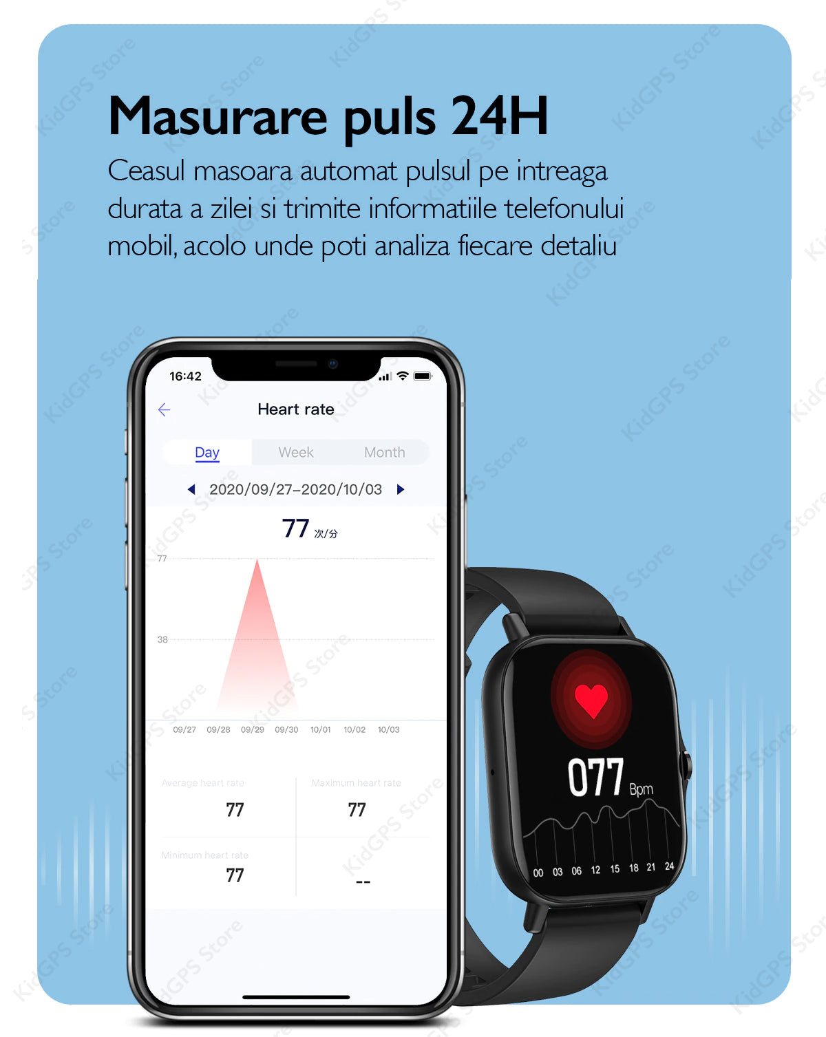 Ceas smartwatch femei TechON DT94 Plus+, Auriu Ceas smartwatch femei TechON DT94 Plus+, Auriu